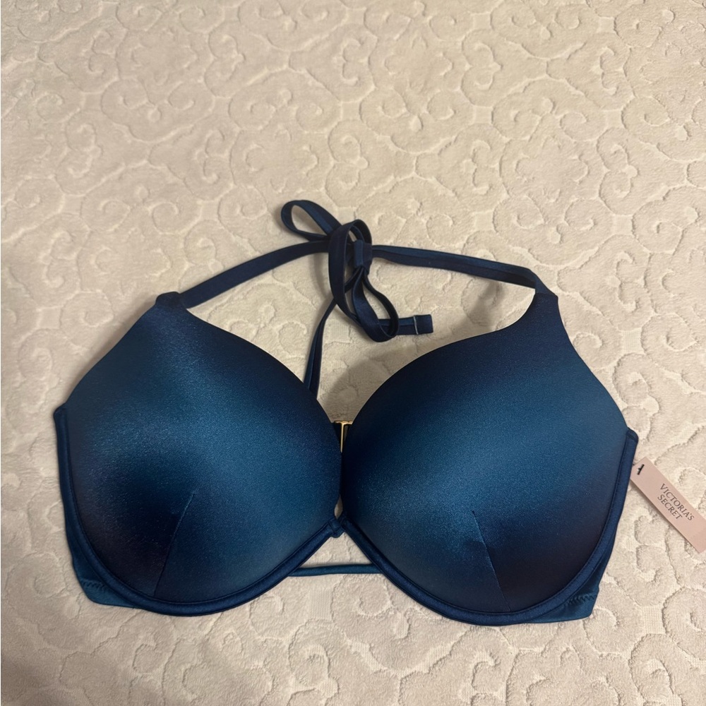 NWT Victoria's Secret Swim BOMBSHELL Push Up Bikini Top 36DD Add 2 Cup Sizes